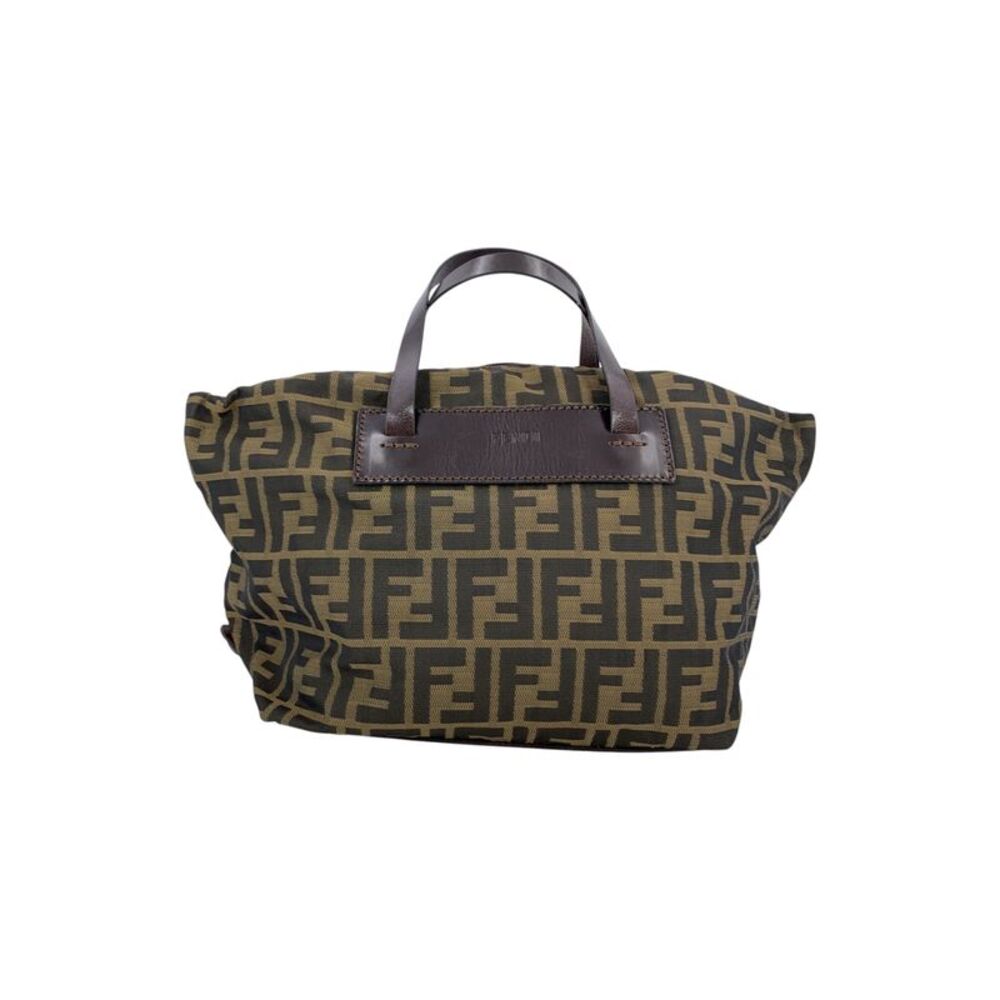 Fendi Vintage Cloth Handbag Zucca Tote